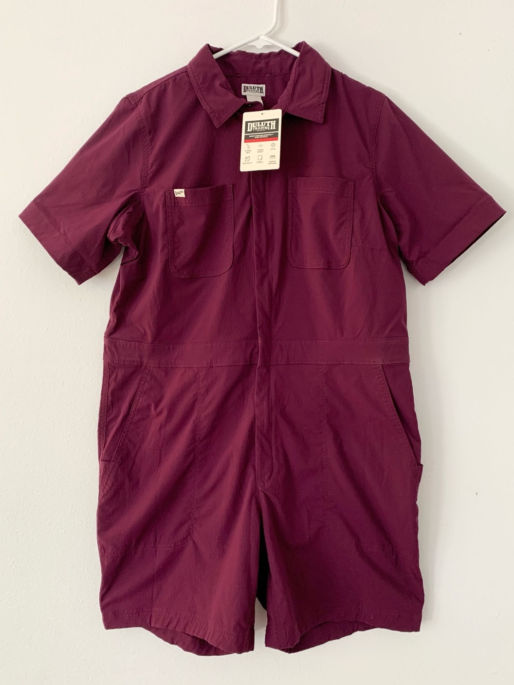 NWT Large Duluth Heirloom Gardening 7" Coveralls Shorts Garden Overalls Overalls